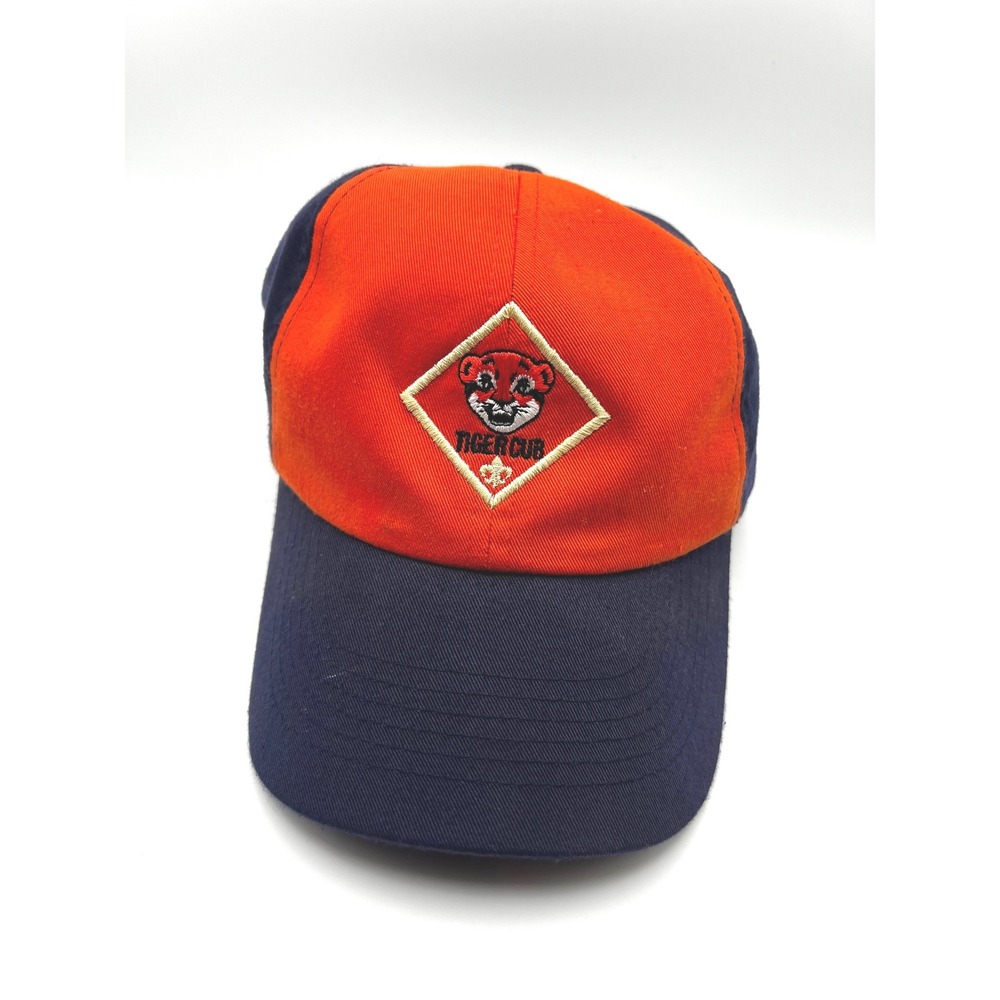 Navy Blue TC Twill Baseball Cap Adjustable Diamond Patch Hat M/L 2010 Vintage